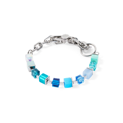 Bracelet Cube Fusion Charm Silver-Ocean