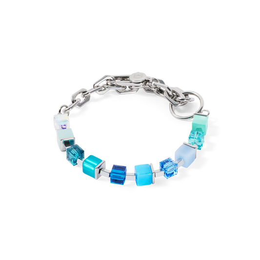 Bracelet Cube Fusion Charm Silver-Ocean